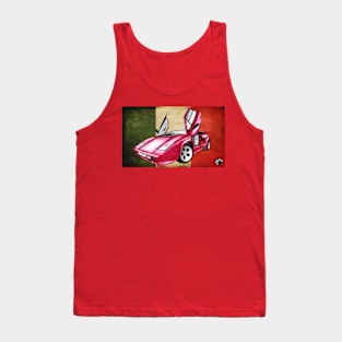 Geo3Doodles Lambo Count Doodle Tank Top